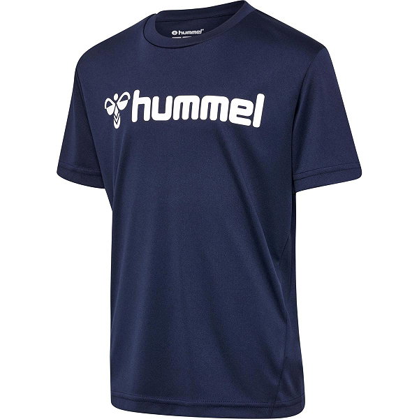 Hummel Logo T-Shirt Enfants - Marine