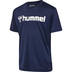 Présentation: Hummel Logo T-Shirt Enfants - Marine