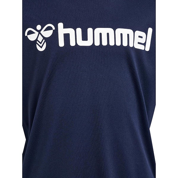 Hummel Logo T-Shirt Enfants - Marine
