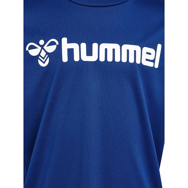 Hummel Logo T-Shirt Kinderen - Royal / Wit