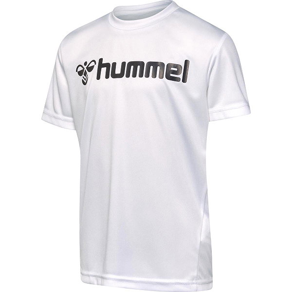 Hummel Logo T-Shirt Enfants - Blanc