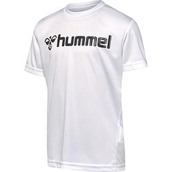 Hummel Logo T-Shirt Enfants - Blanc