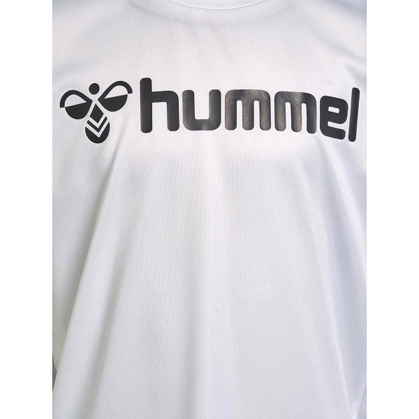 Hummel Logo T-Shirt Enfants - Blanc
