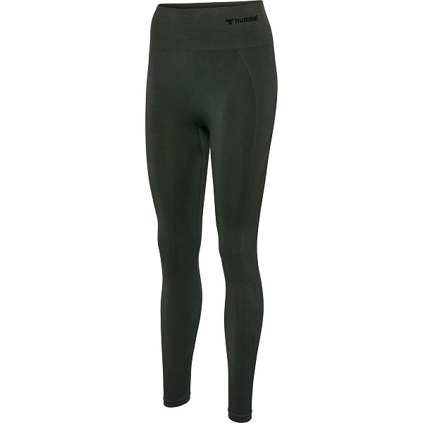 Hummel Tif Seamless High Waist Cuissard Femmes - Vert Foncé