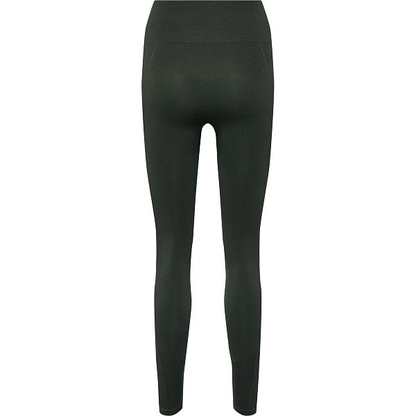 Hummel Tif Seamless High Waist Cuissard Femmes - Vert Foncé