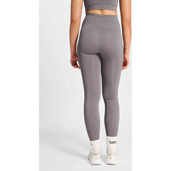 Hummel Tif Seamless High Waist Tight Dames - Donkergrijs