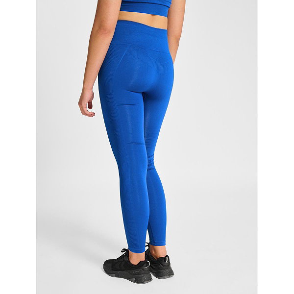 Hummel Tif Seamless High Waist Tight Damen - Royal