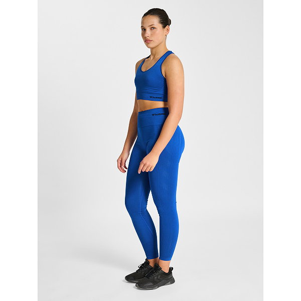 Hummel Tif Seamless High Waist Tight Damen - Royal