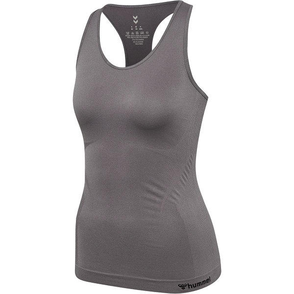 Hummel Tif Seamless Tanktop Dames - Donkergrijs