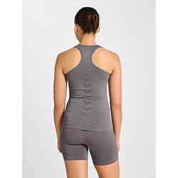 Voorvertoning: Hummel Tif Seamless Tanktop Dames - Donkergrijs