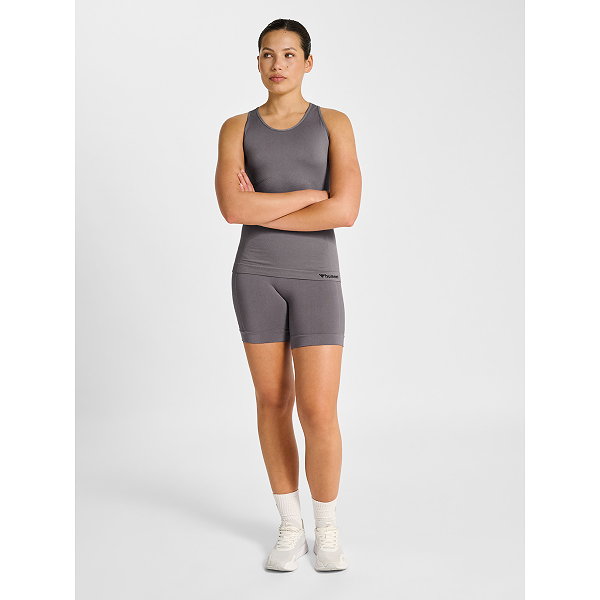 Hummel Tif Seamless Tanktop Dames - Donkergrijs