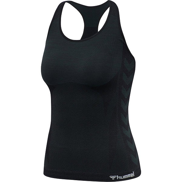 Hummel Clea Seamless Débardeur Femmes - Noir Mélange