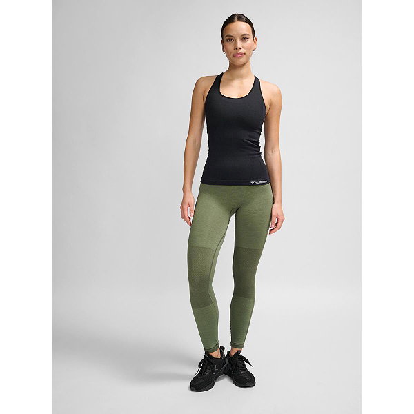Hummel Clea Seamless Débardeur Femmes - Noir Mélange