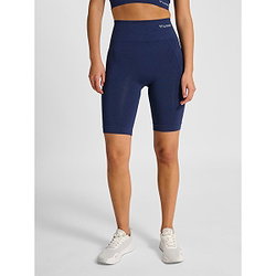 Présentation: Hummel Tif Seamless Cuissard À Bretelles Femmes - Marine