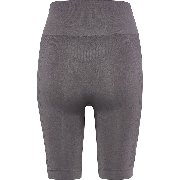 Hummel Tif Seamless Korte Fietsbroek Bibshort Dames - Donkergrijs