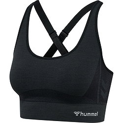 Hummel Clea Seamless Brassière De Sport Femmes - Noir Mélange