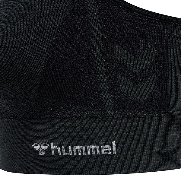 Hummel Clea Seamless Brassière De Sport Femmes - Noir Mélange