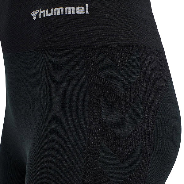 Hummel Clea Seamless Mid Waist Cuissard Femmes - Noir Mélange