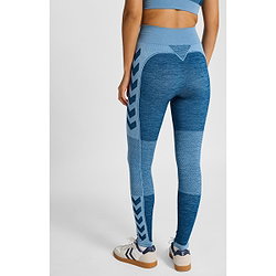 Voorvertoning: Hummel Clea Seamless Mid Waist Tight Dames - Marine