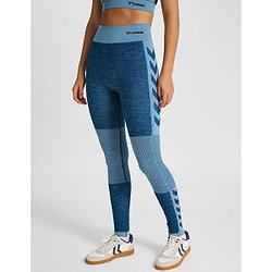 Voorvertoning: Hummel Clea Seamless Mid Waist Tight Dames - Marine
