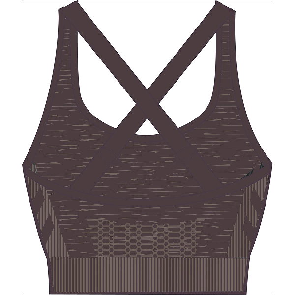 Hummel Clea Seamless Brassière De Sport Femmes - Gris