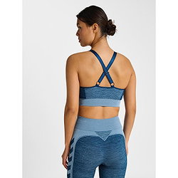 Voorvertoning: Hummel Clea Seamless Sport-Bh Dames - Marine