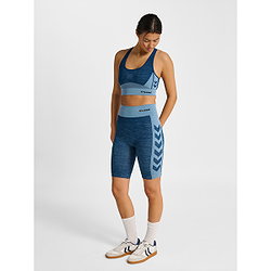 Voorvertoning: Hummel Clea Seamless Sport-Bh Dames - Marine
