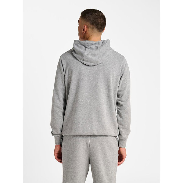 Hummel Pulse Hoodie Sweater Met Kap Heren - Grijs Gemeleerd
