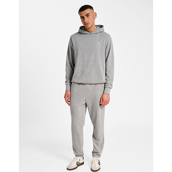 Hummel Pulse Hoodie Sweater Met Kap Heren - Grijs Gemeleerd