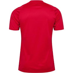 Présentation: Hummel Match Striped Maillot Manches Courtes Hommes - Rouge / Blanc