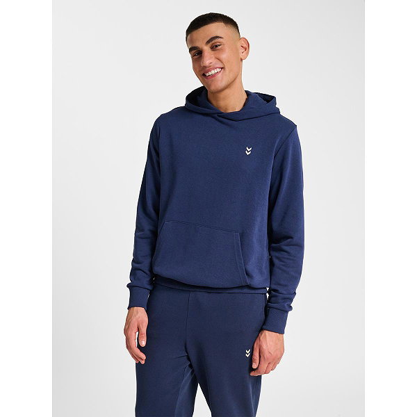Hummel Pulse Hoodie Sweater Met Kap Heren - Marine