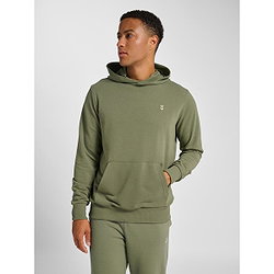 Voorvertoning: Hummel Pulse Hoodie Sweater Met Kap Heren - Khaki