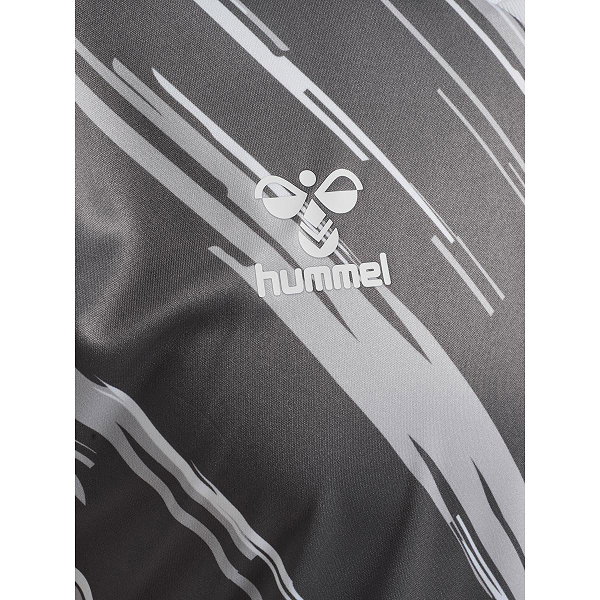 Hummel Match Triumph Maillot Manches Courtes Hommes - Gris / Blanc
