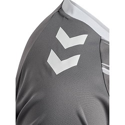 Présentation: Hummel Match Triumph Maillot Manches Courtes Hommes - Gris / Blanc