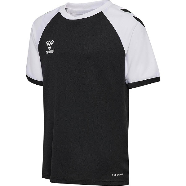 Hummel Match League Maillot Manches Courtes Enfants - Noir / Blanc