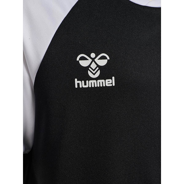 Hummel Match League Maillot Manches Courtes Enfants - Noir / Blanc