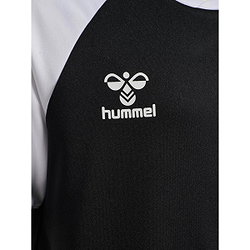 Présentation: Hummel Match League Maillot Manches Courtes Enfants - Noir / Blanc