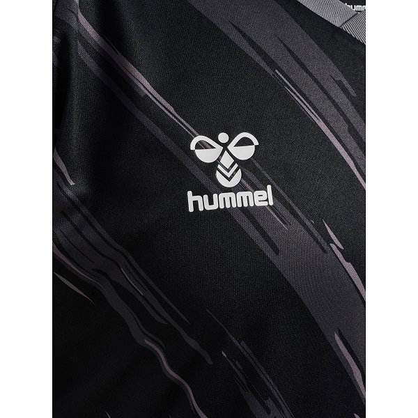 Hummel Match Triumph Maillot Manches Courtes Hommes - Noir / Gris