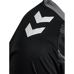 Présentation: Hummel Match Triumph Maillot Manches Courtes Hommes - Noir / Gris