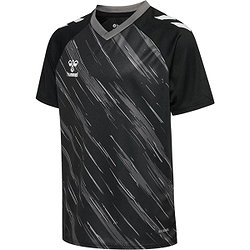 Hummel Match Triumph Trikot Kurzarm Kinder - Schwarz / Grau