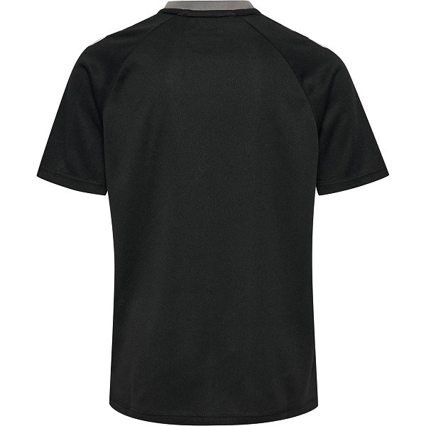 Hummel Match Triumph Maillot Manches Courtes Enfants - Noir / Gris