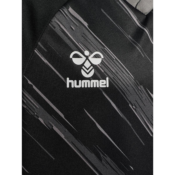 Hummel Match Triumph Maillot Manches Courtes Enfants - Noir / Gris