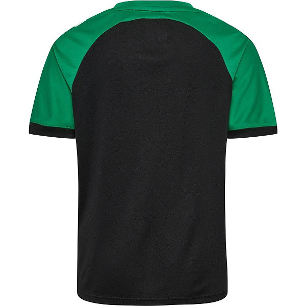 Hummel Match League Maillot Manches Courtes Enfants - Noir / Vert