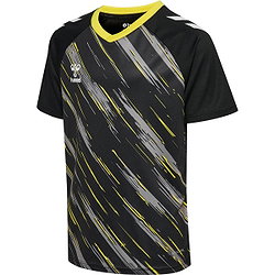 Hummel Match Triumph Maillot Manches Courtes Enfants - Noir / Jaune