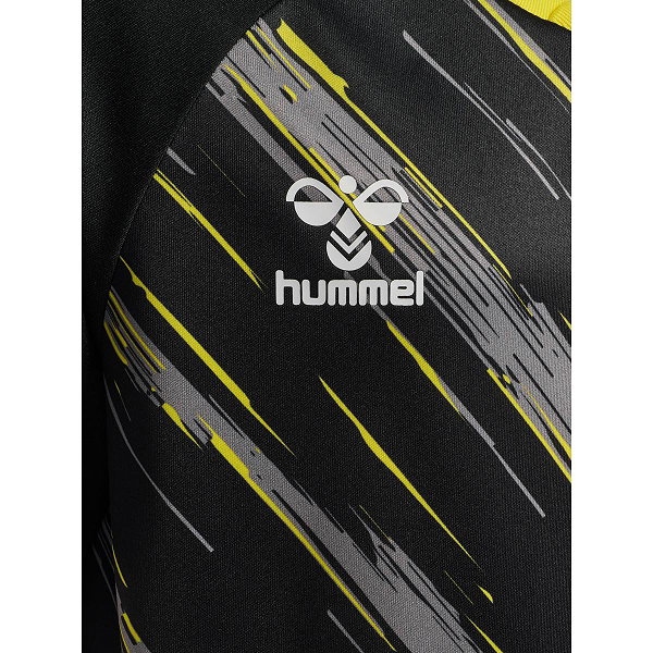 Hummel Match Triumph Maillot Manches Courtes Enfants - Noir / Jaune
