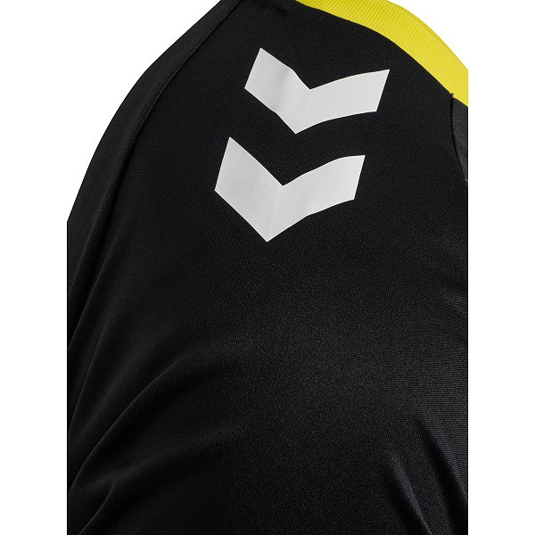 Hummel Match Triumph Maillot Manches Courtes Hommes - Noir / Jaune