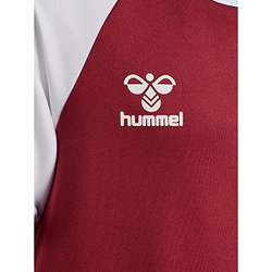 Présentation: Hummel Match League Maillot Manches Courtes Enfants - Bordeaux / Blanc