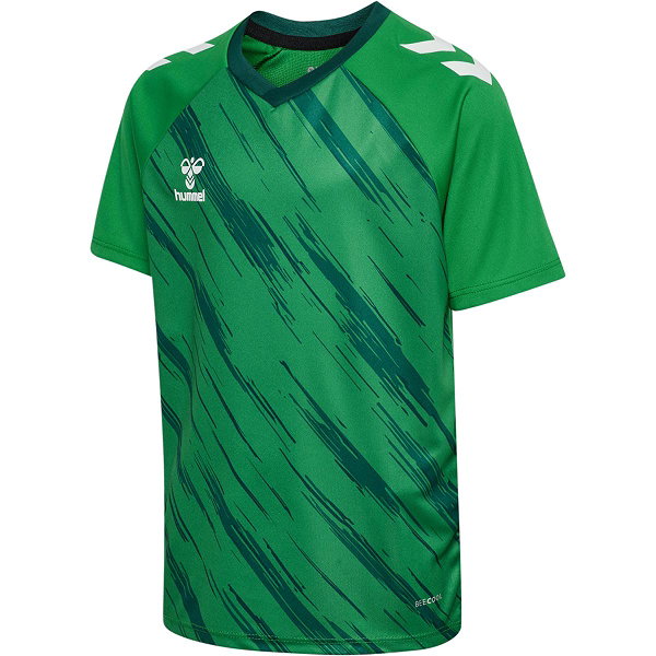 Hummel Match Triumph Maillot Manches Courtes Enfants - Vert