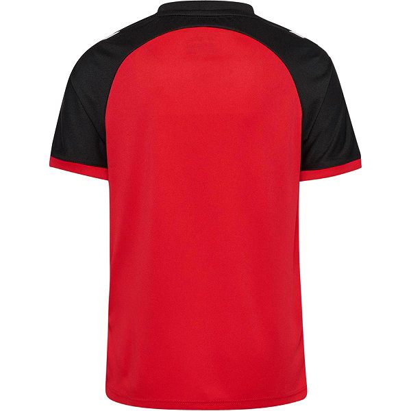 Hummel Match League Maillot Manches Courtes Enfants - Rouge / Noir