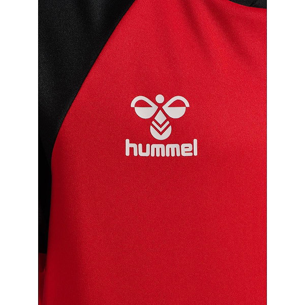Hummel Match League Maillot Manches Courtes Enfants - Rouge / Noir